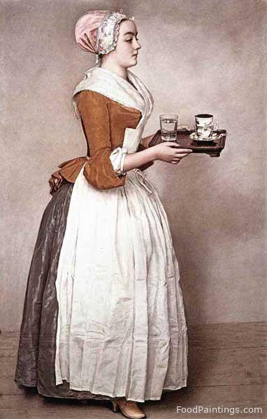 The Chocolate Girl - Jean Etienne Liotard - 1745