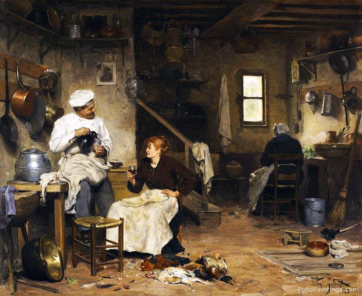 The Cooks - Victor Gabriel Gilbert - 1879