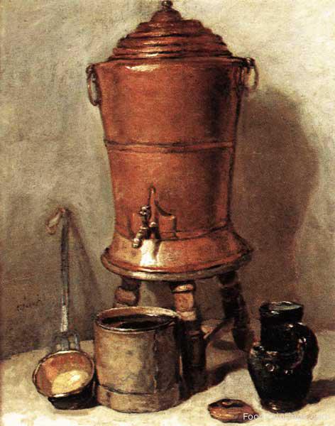 The Copper Drinking Fountain - Jean Baptiste Simeon Chardin - c. 1734