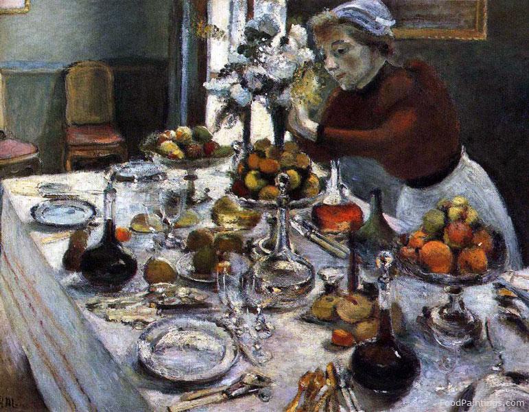 The Dinner Table - Henri Matisse - 1897