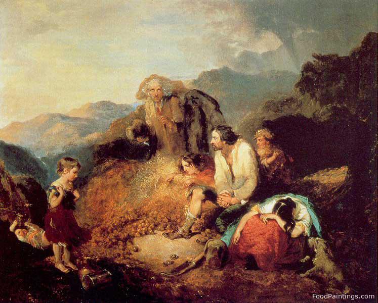 The Discovery of the Potato Blight - Daniel MacDonald - 1847