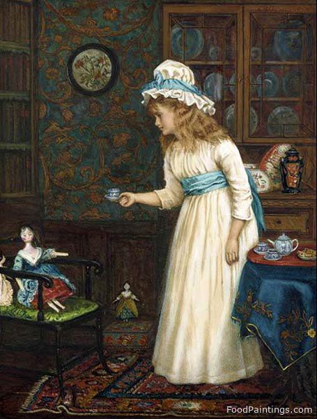 The Doll's Tea Party - Elizabeth Smyth Guinness - 1878