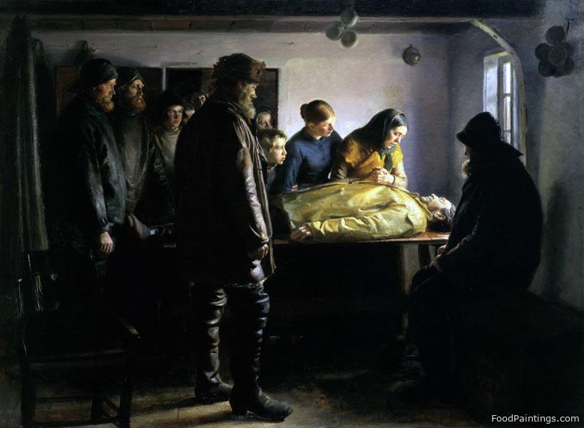 The Drowned Fisherman - Michael Peter Ancher - 1896