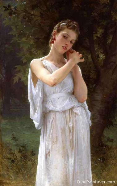 The Earrings - William Adolphe Bouguereau - 1891