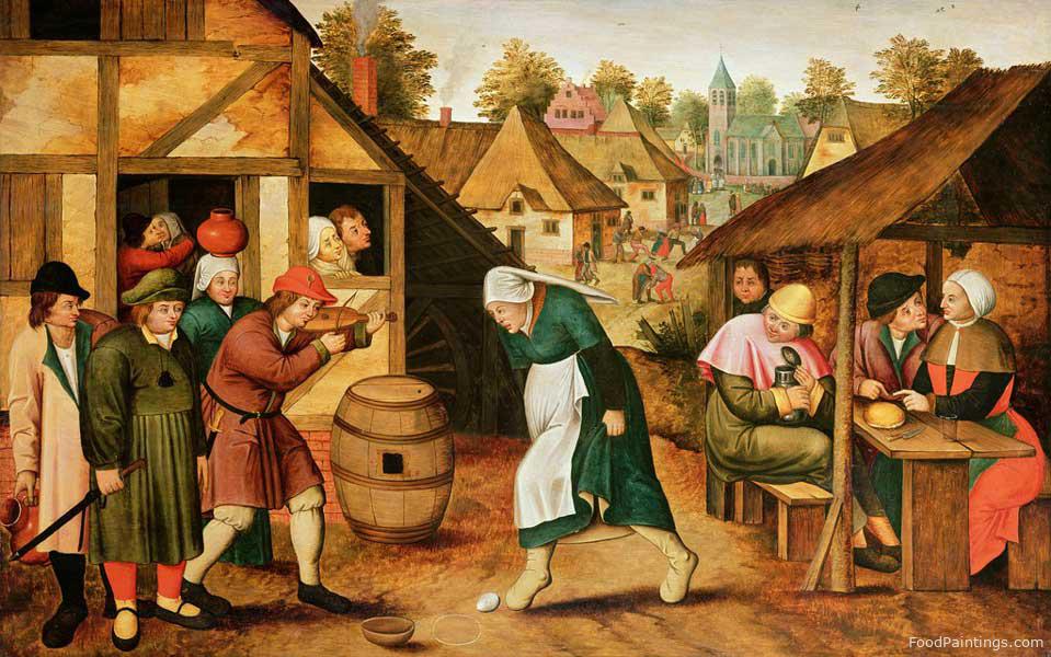 The Egg Dance - Pieter Brueghel the Younger - 1620