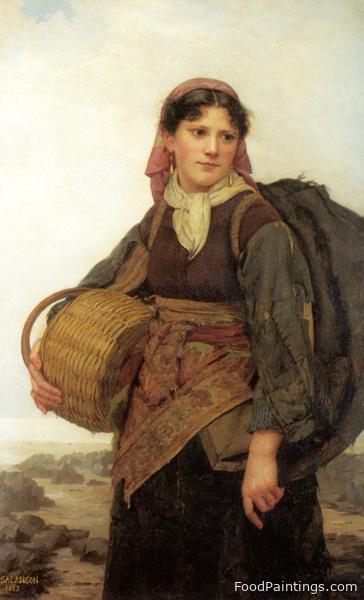 The Fishergirl - Eugenie Marie Salanson - 1885