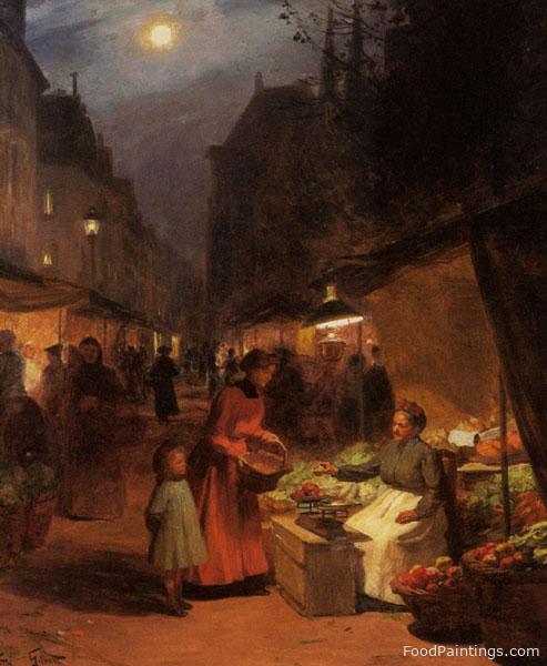 The Fruit Seller - Victor Gabriel Gilbert