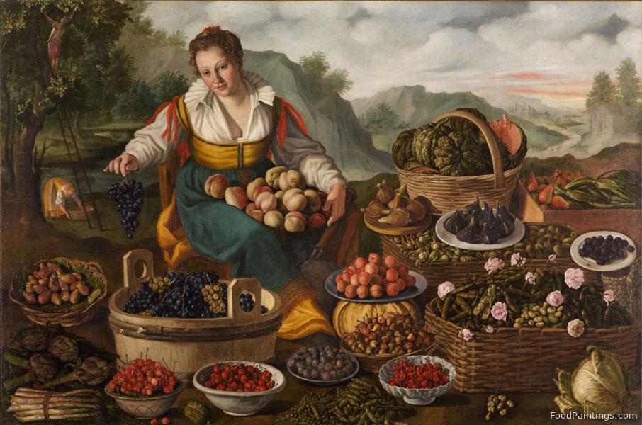 The Fruit Seller - Vincenzo Campi - 1580