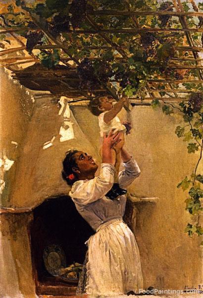 The Grapevine - Joaquin Sorolla - 1897