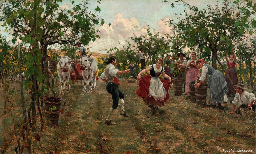 The Harvest Dance - Raffaello Sorbi - 1893