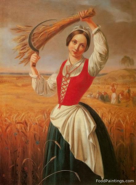 The Harvester - Kanuty Rusiecki - 1844