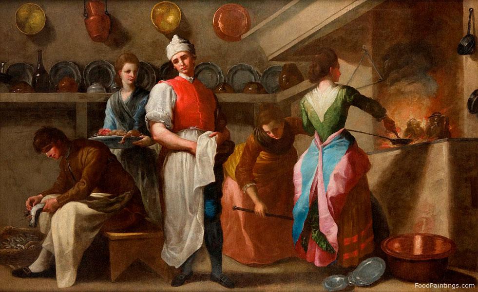 The Kitchen - Ramon Bayeu - c. 1780