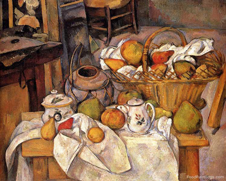 The Kitchen Table - Paul Cezanne - 1890