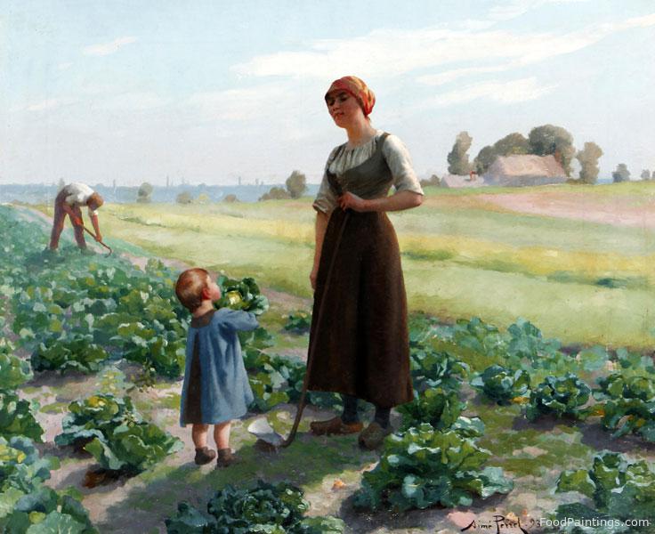 The Lettuce Patch - Aime Perret - 1893