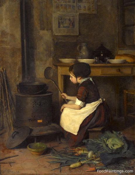 The Little Cook - Pierre Edouard Frere - 1858
