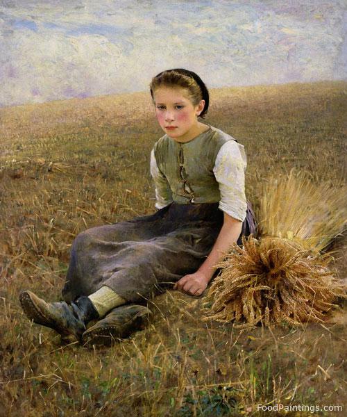 The Little Gleaner - Hugo Salmon - 1884