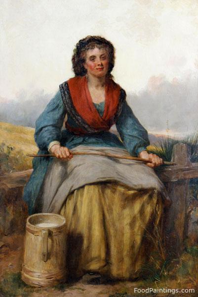 The Milkmaid - Thomas Faed - 1871