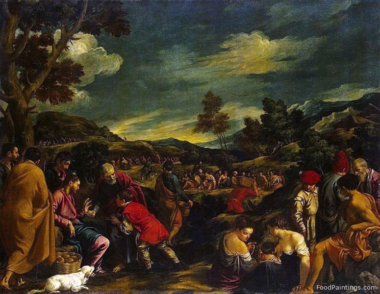 The Miracle of the Loaves and Fishes - Pedro Orrente - c. 1613