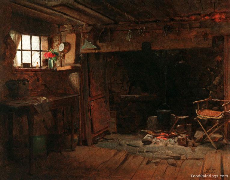 The New England Kitchen - Eastman Johnson - 1863