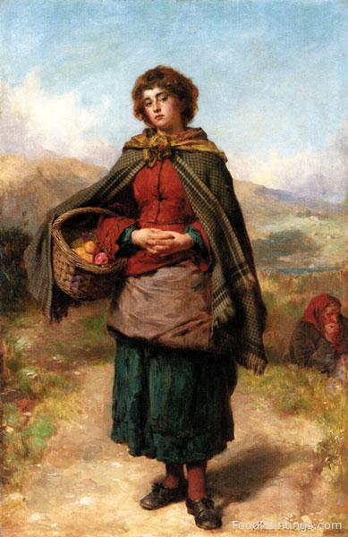 The Orange Seller - Thomas Faed - 1884