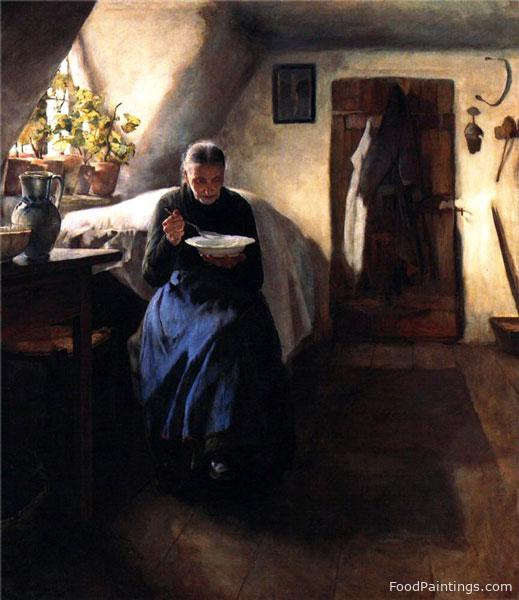 The Poor Woman's Home - Tivadar Zemplenyi - 1894