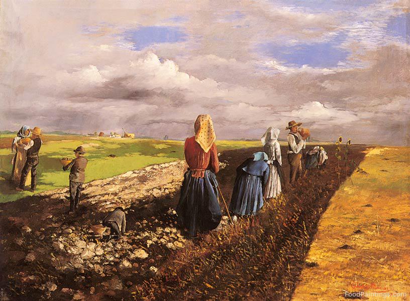 The Potato Harvest - Janos Pentelei Molnar - 1901