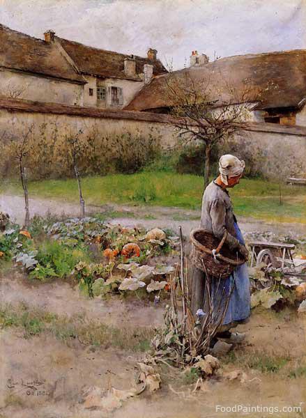 The Pumpkins (October) - Carl Larsson - 1882