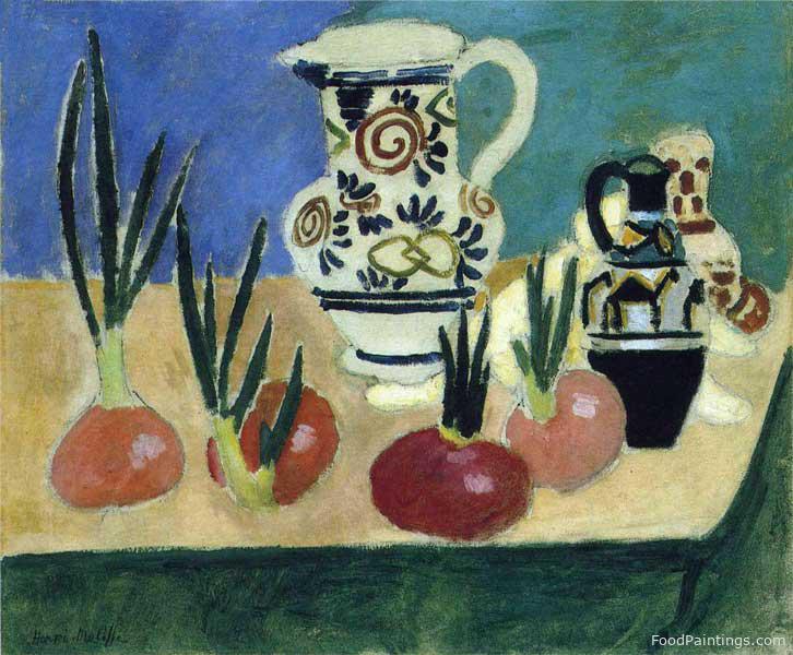 The Red Onions - Henri Matisse - 1906
