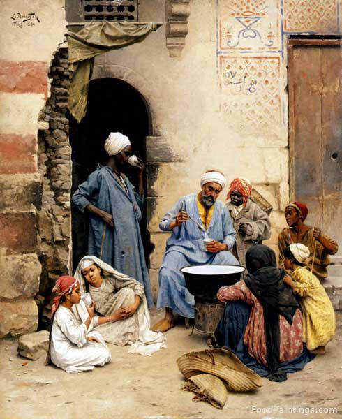 The Sahleb Vendor, Cairo - Ludwig Deutsch - 1886