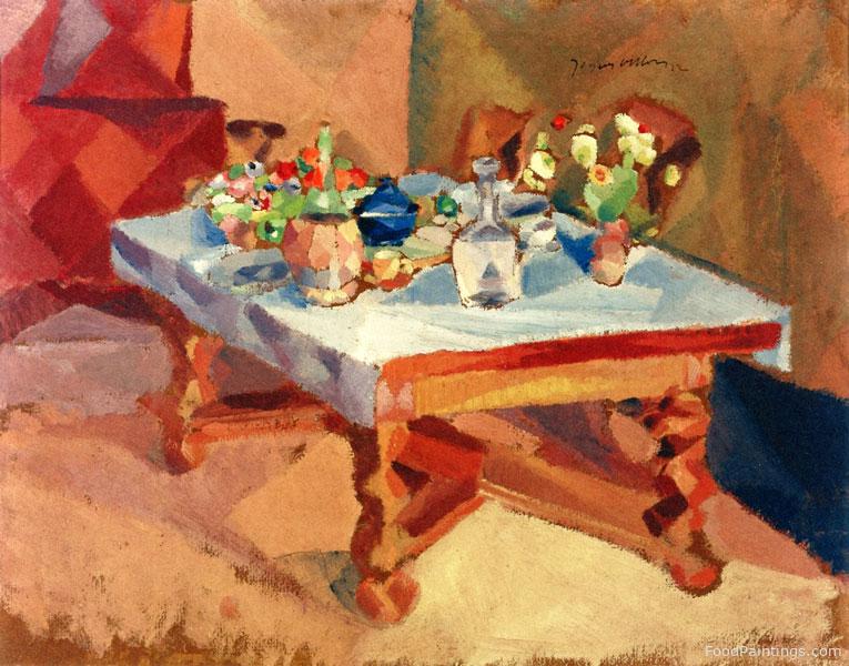 The Set Table - Jacques Villon - 1912