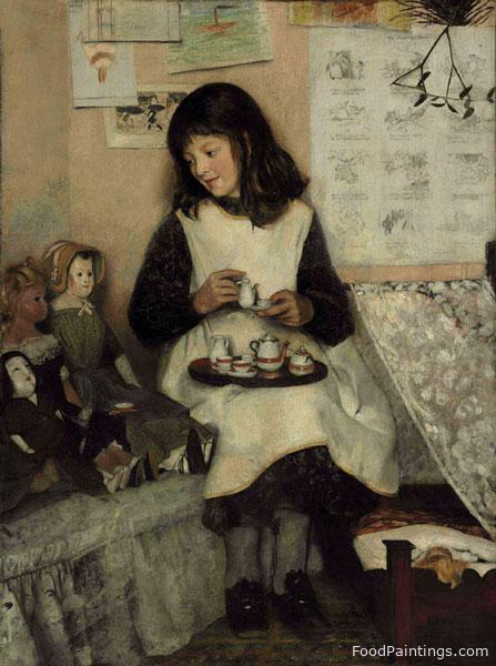 The Tea Party - Laura Theresa Alma Tadema - 1873