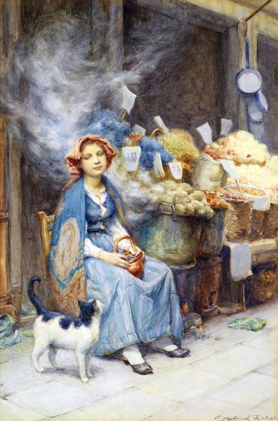 The Vegetable Seller - Percy Harland Fisher