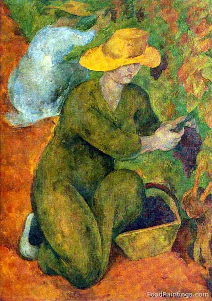 The Vineyard - Diego Rivera - 1920