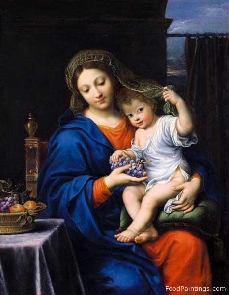 The Virgin of the Grapes - Pierre Mignard - c. 1640-1650