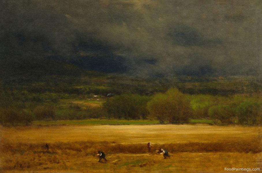 The Wheat Field - George Inness - c. 1875-1877