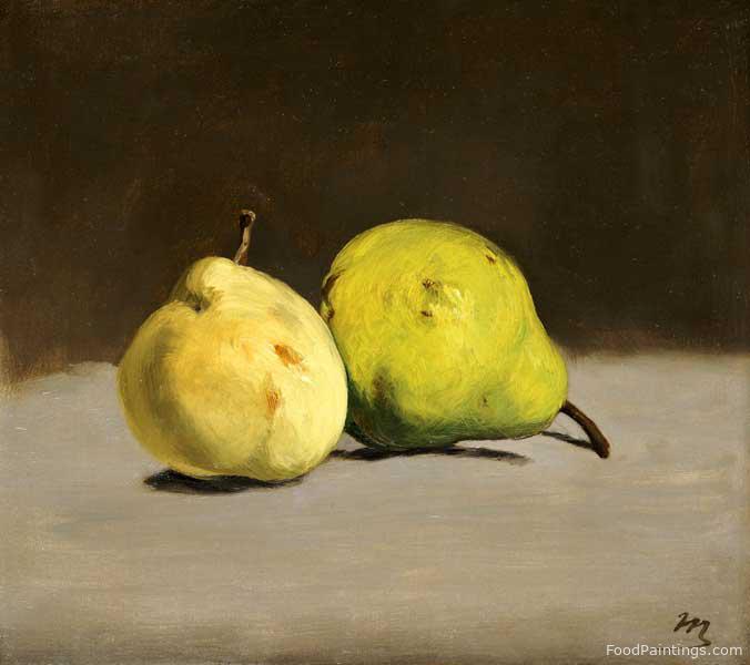 Two Pears - Edouard Manet - 1864