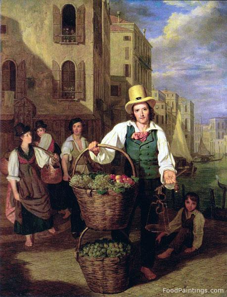 Venetian Fruit Seller - Ferdinand Georg Waldmuller - 1826