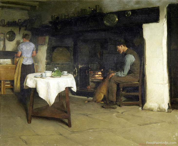 Waiting for Tea - George Hall Neale - 1886