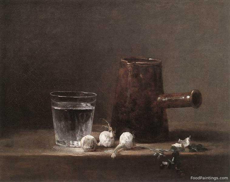 Water Glass and Jug - Jean Baptiste Simeon Chardin - c. 1760