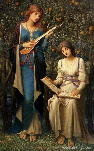 When Apples were Golden and Songs were Sweet but Summer had Passed away - John Melhuish Strudwick - 1906