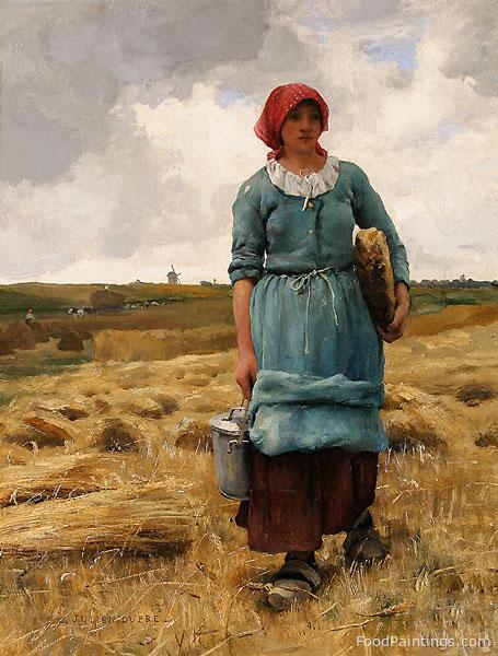 Woman Carrying Food - Julien Dupre - 1877