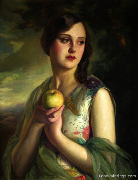 Woman with Apple - Victor Moya Calvo