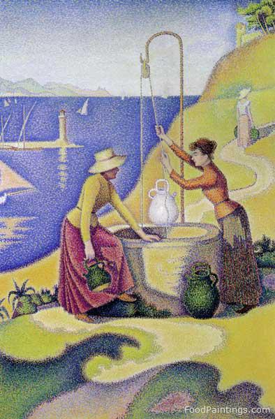 Women at the Well, Opus 238 - Paul Signac - c. 1892