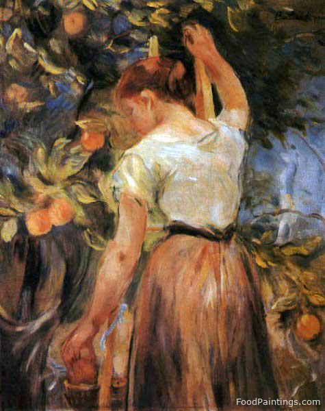 Young Girl Picking Oranges - Berthe Morisot - 1889