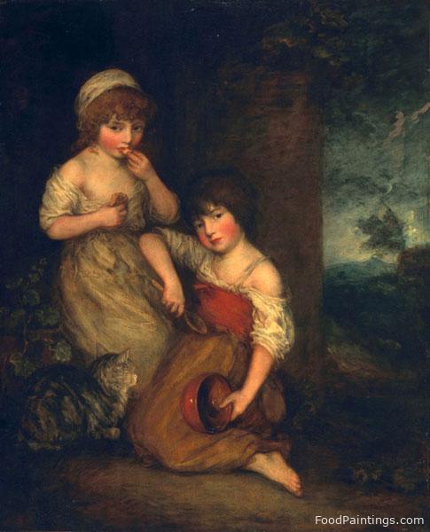 Young Hobbinol and Ganderetta - Thomas Gainsborough - c. 1788