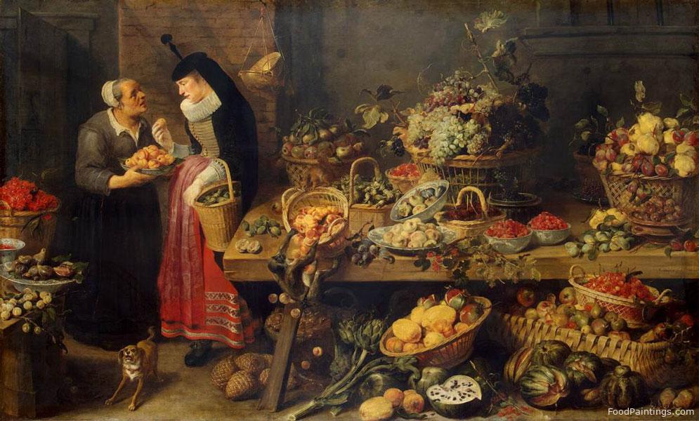 A Fruit Stall - Frans Snyders - 1618