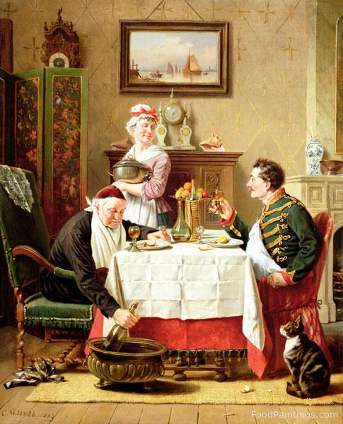 A Satisfying Meal - Charles Meer Webb - 1883