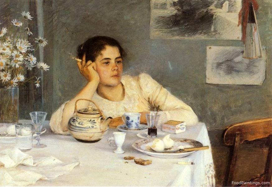 After Breakfast - Elin Danielson Gambogi - 1890