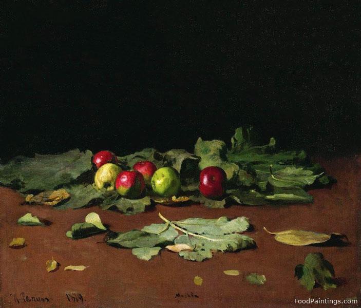 Apples and Leaves - Ilya Repin - 1879