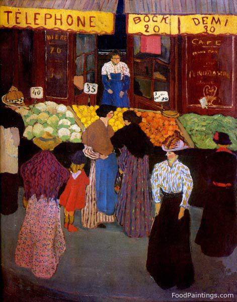 At the Market - Felix Vallotton - 1887